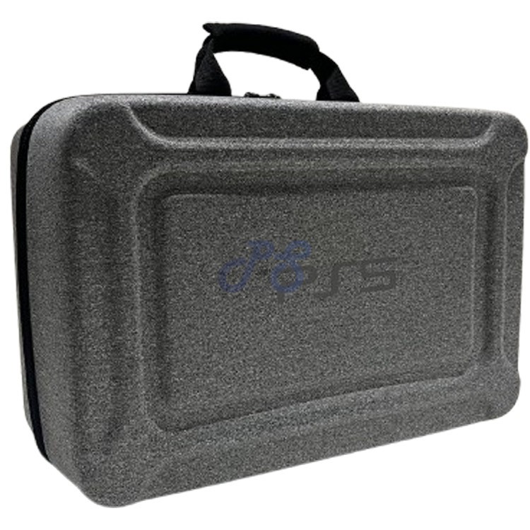 nahl ps5 pro suitcase grain hard grey protective storage