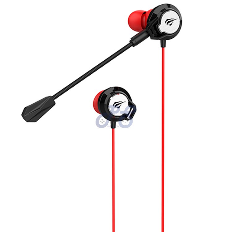 havit ge02 gaming earplugs redblack