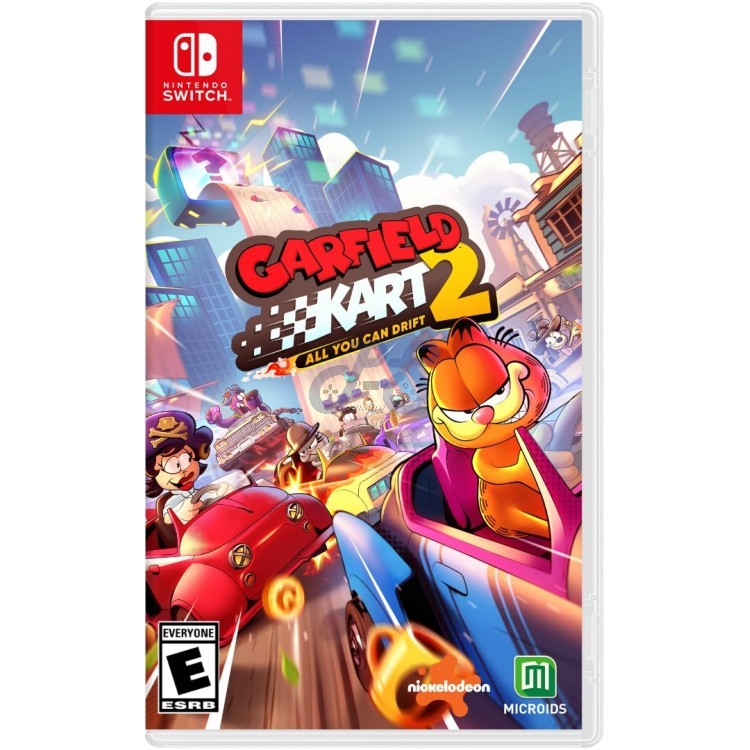 garfield kart 2 all you can drift nintendo switch
