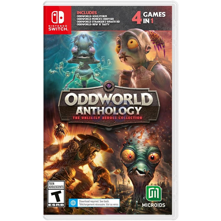 oddworld anthology the unlikely heroes collection nintendo switch