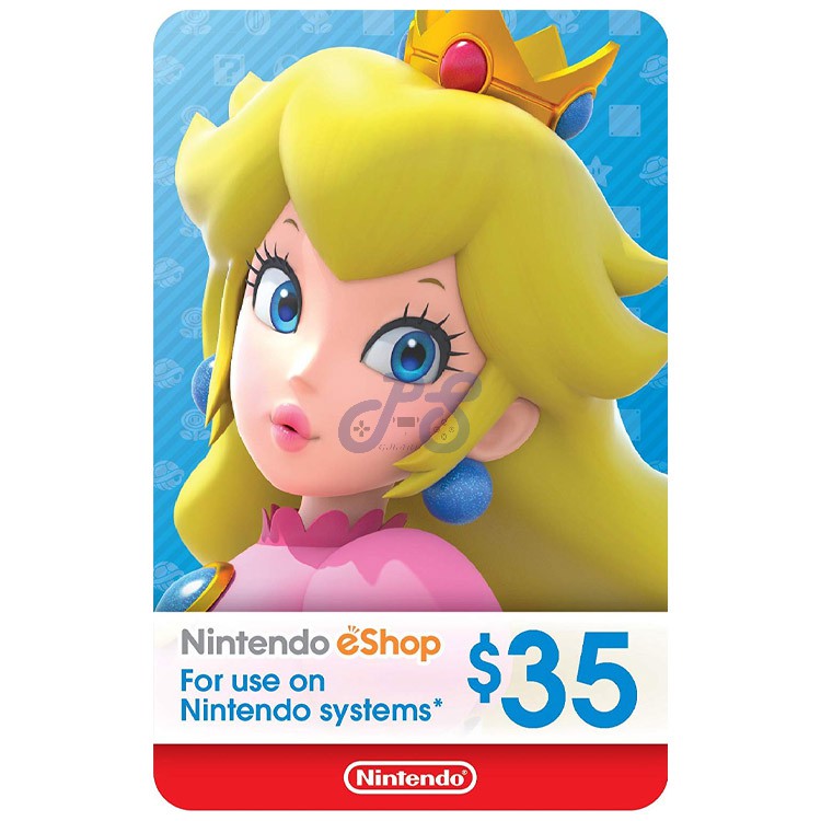 nintendo eshop 35 gift card physical