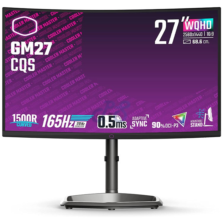 cooler master gm27cqs wqhd curved gaming monitor
