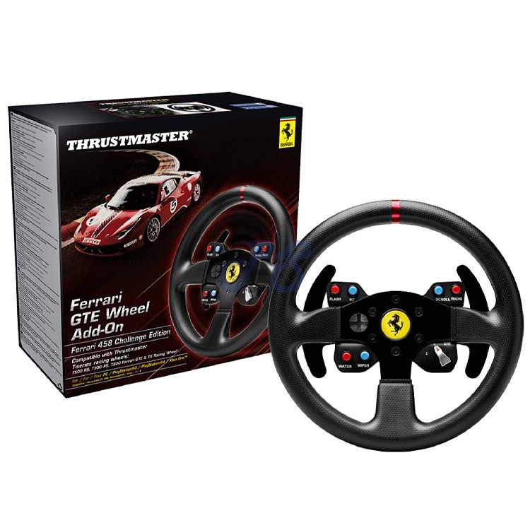 thrustmaster ferrari gte wheel addon ferrari 458 challenge edition