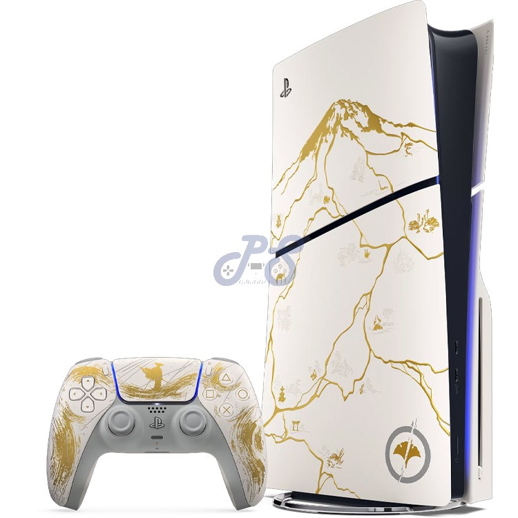 playstation 5 slim ghost of yotei limited edition gold