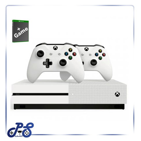 کنسول بازی XBOX One S دو دسته به همراه بازی انتخابی