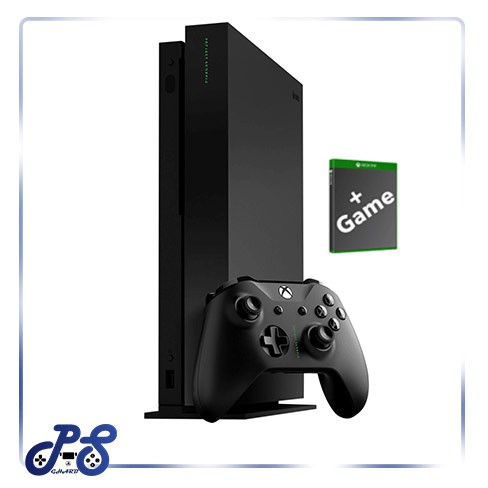 XBOX One X مشکی با بازی کپی کارکرده