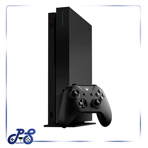 کنسول بازی XBOX One X مشکی با بازی