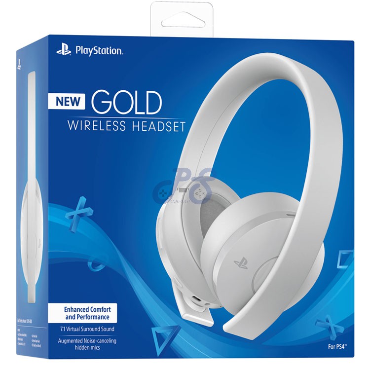 playstation gold wireless headset new series white US