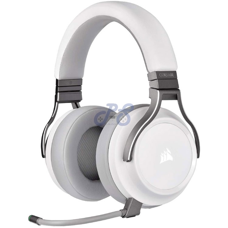 corsair virtuoso rgb wireless gaming headset premium white