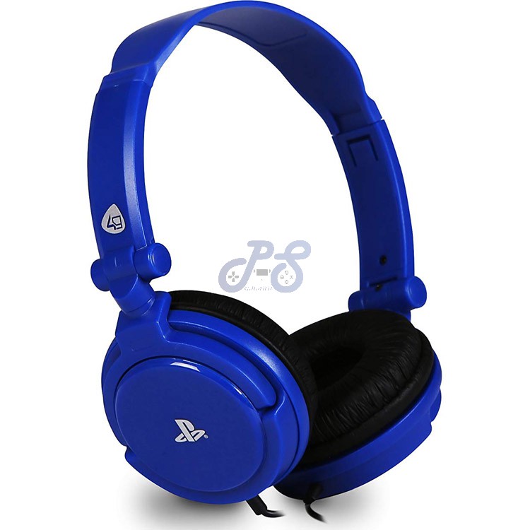 4gamers ps4 stereo gaming headset 10 blue