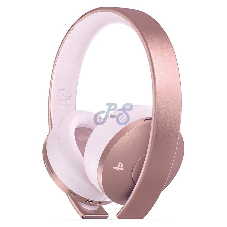 playstation gold headset rose gold