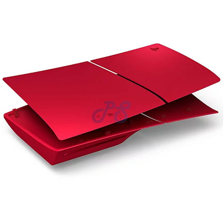ps5 slim console covers volcanic red
