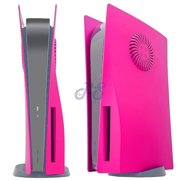ps5 standard faceplate with cooling vent pink