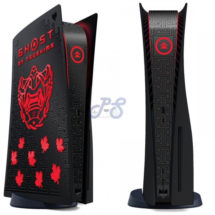 viguard ps5 standard faceplate and cover ghost of tsushima