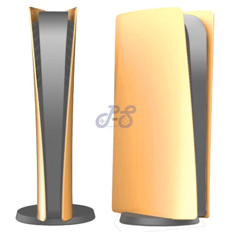 ps5 digital faceplate gold