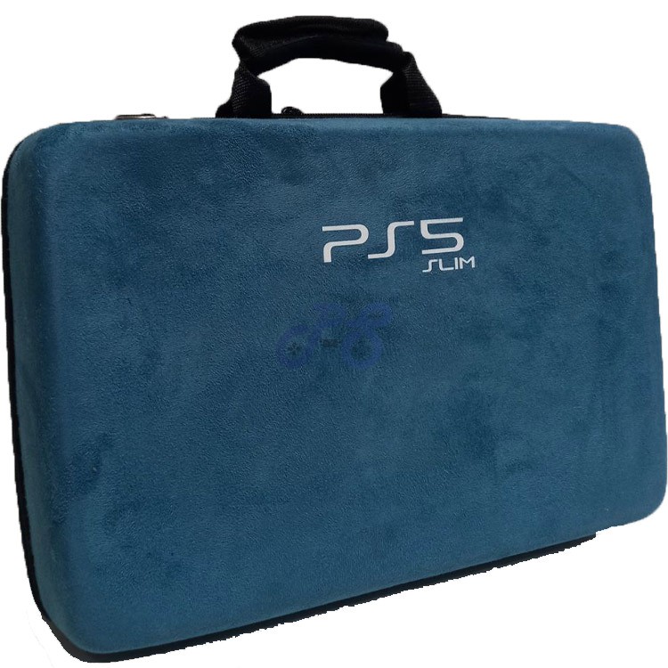 playstation 5 slim hard case royal blue