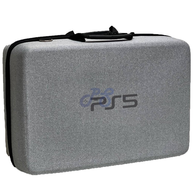 playstation 5 hard case light grey