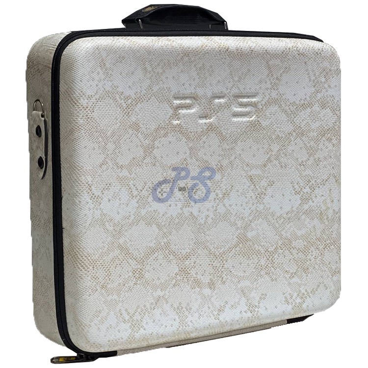 playstation 5 hard case snake cream