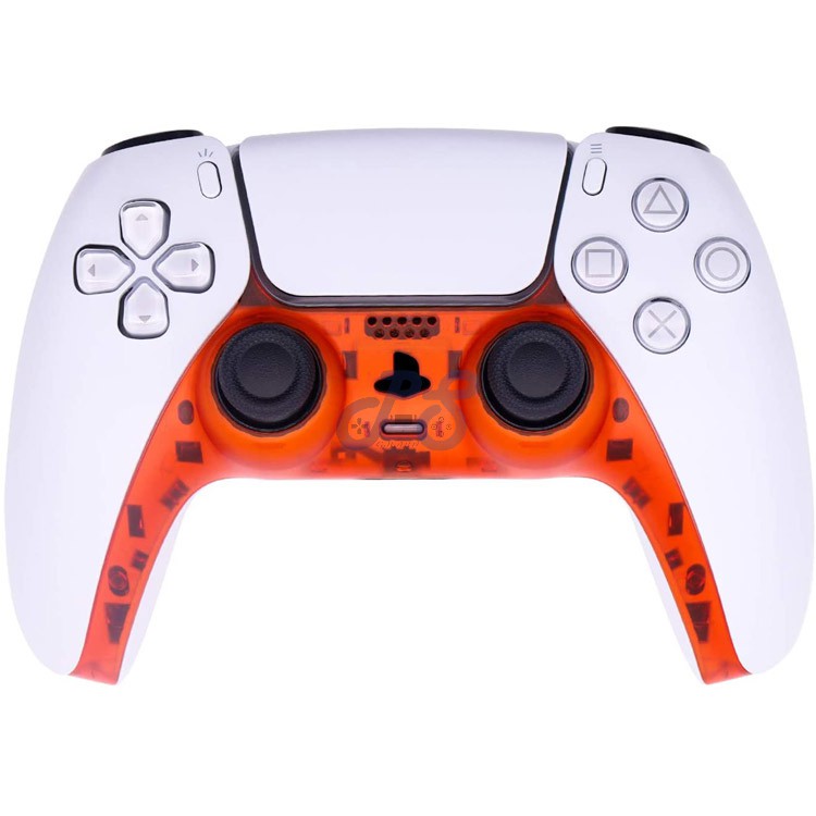 decorative case for p 5 controller transparent orange