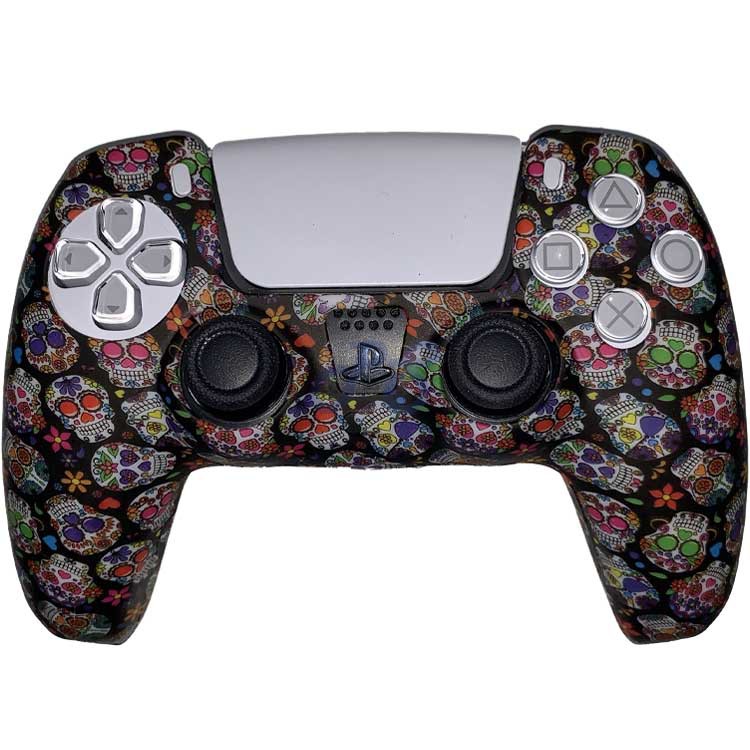 dualsense cover colour skulls