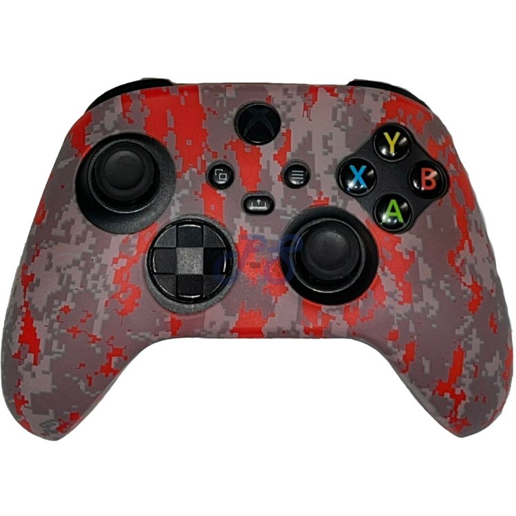 xbox series x s controller cover ‌camo pixel red