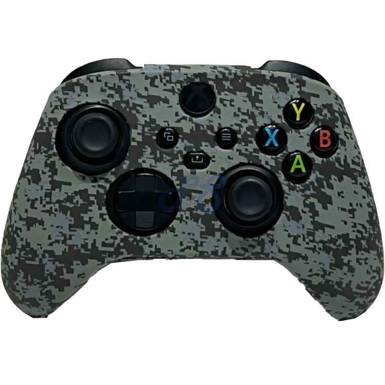 xbox series xs controller cover grey pixels