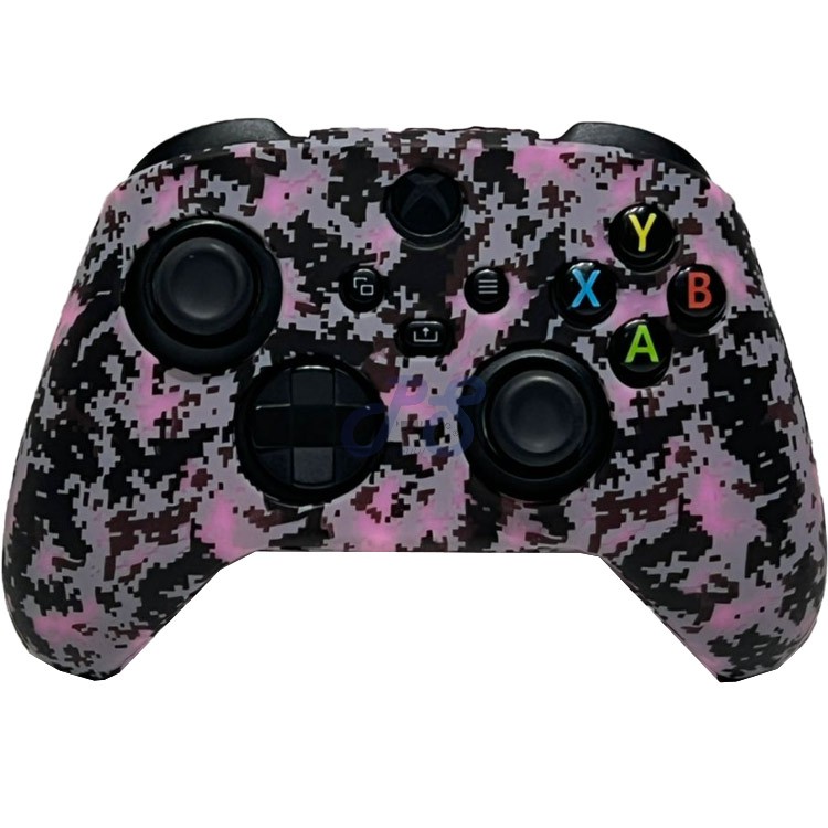 xbox series xs controller cover pink pixels