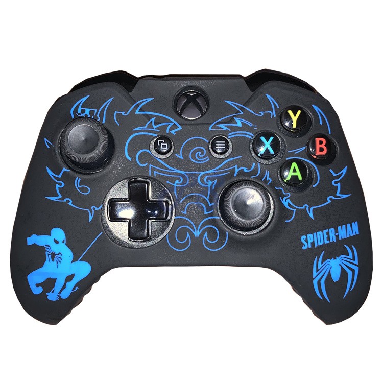 xbox one controller cover spider man blue
