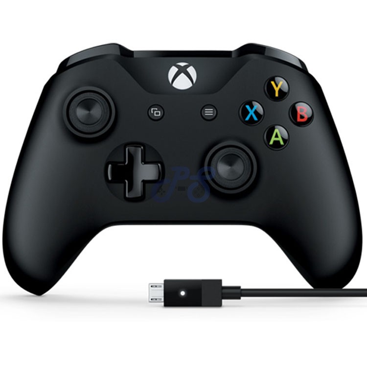xbox one s wireless controller black with cable for windows