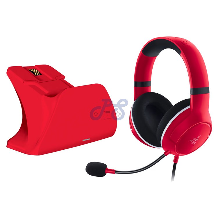 razer essential duo bundle for xbox pulse red