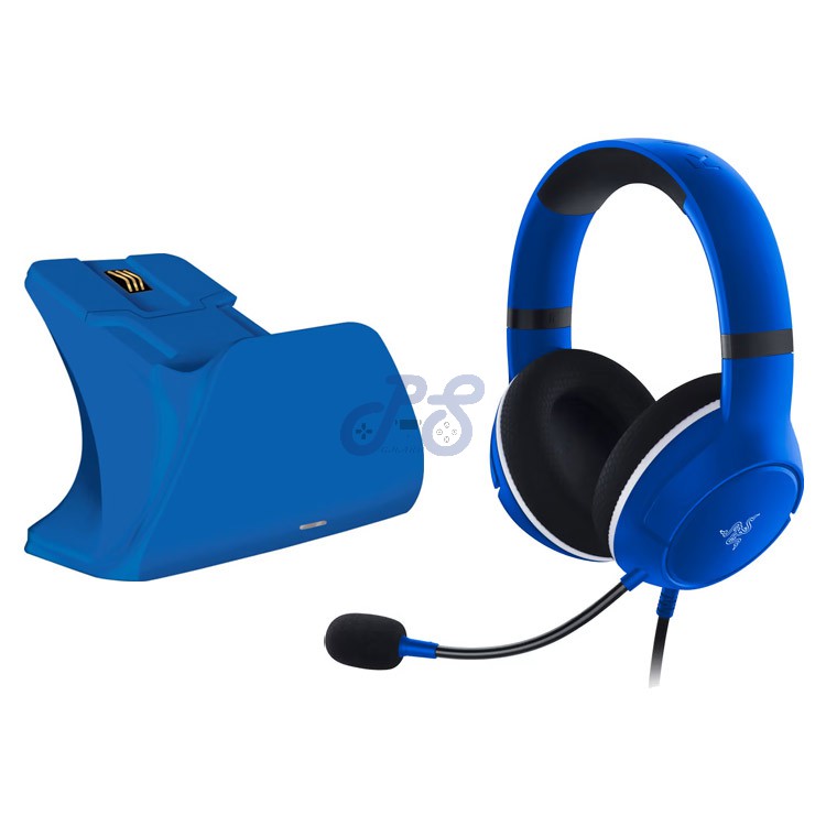 razer essential duo bundle for xbox shock blue