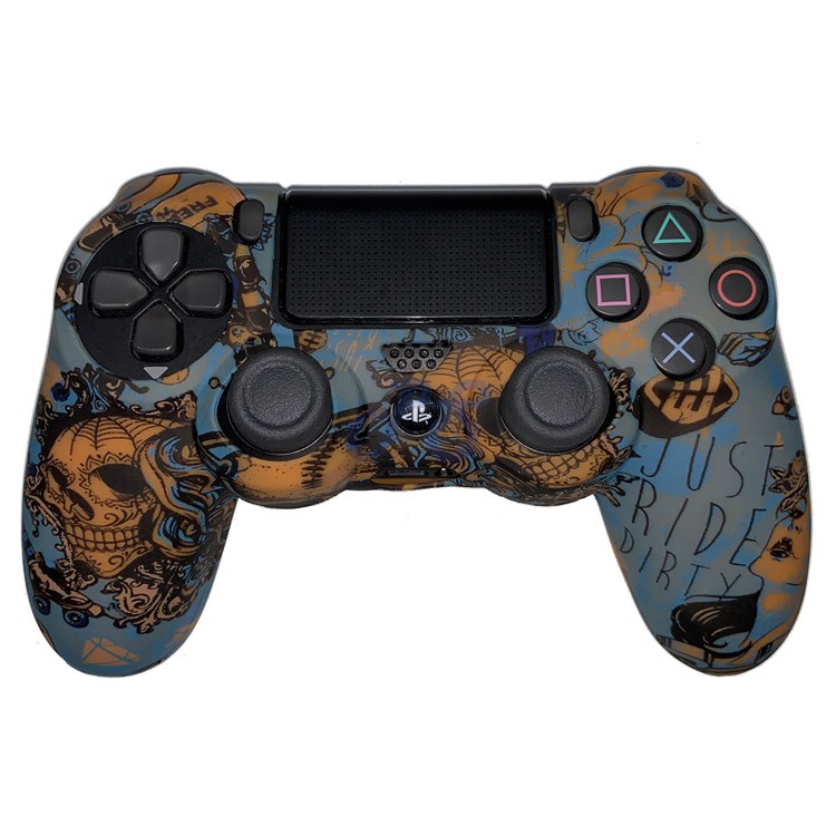 Dualshock 4 Cover Orange and Gray Code 10