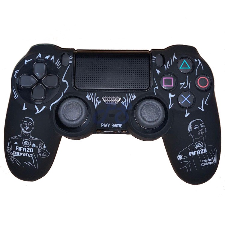 dualshock 4 cover fifa 20 black