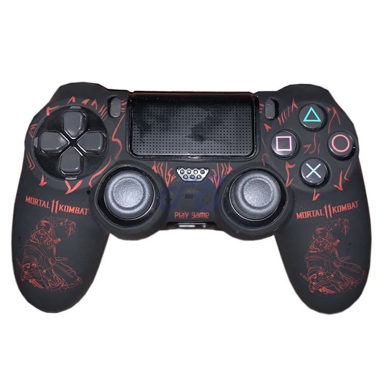 dualshock 4 cover mortal kombat red