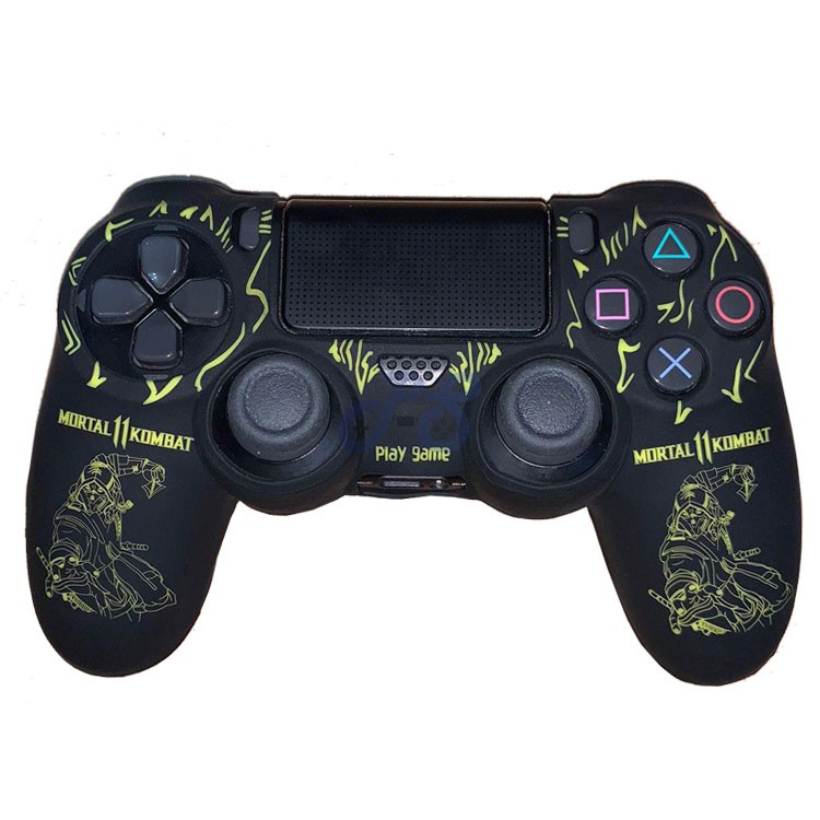 dualshock 4 cover mortal kombat yellow