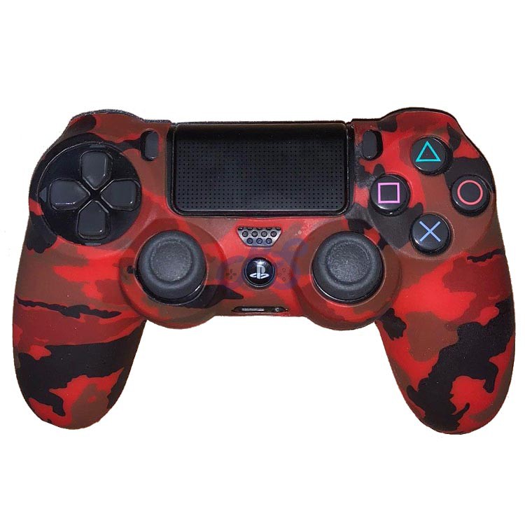 Dualshock 4 Cover Red And Black