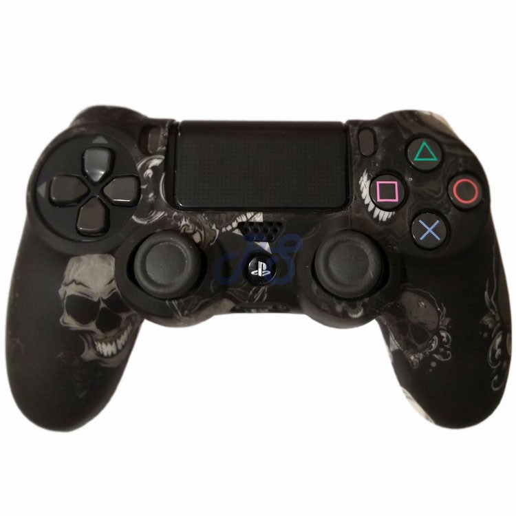 Dualshock 4 Cover Black With Skull Code 115
