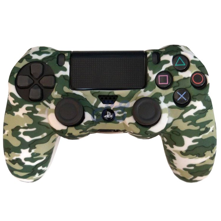 Dualshock 4 Cover Military Green and White