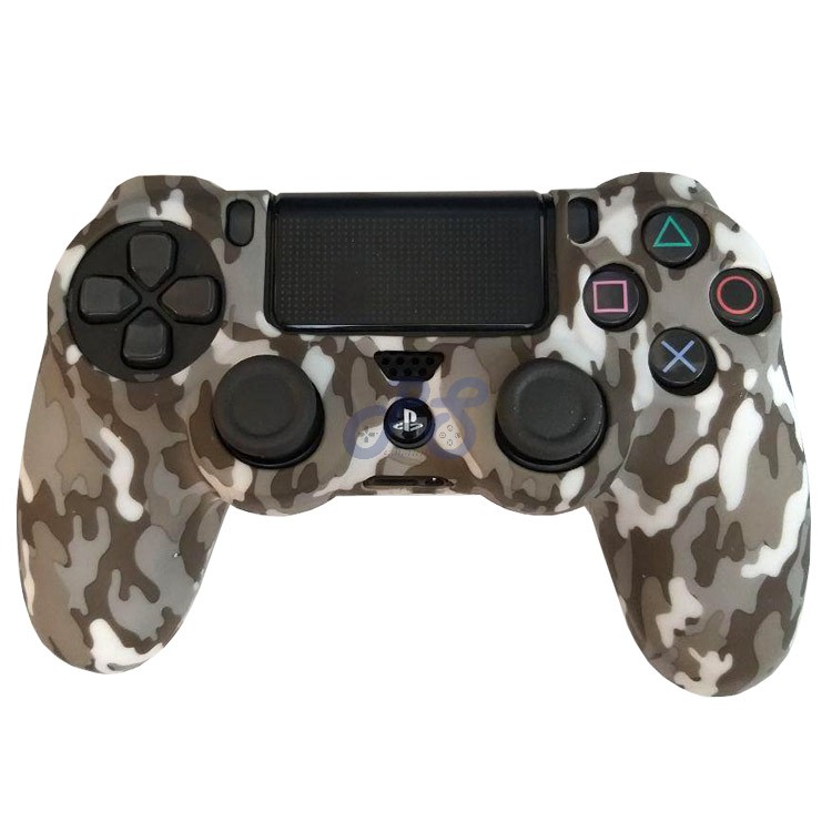Dualshock 4 Cover Military Grey and White