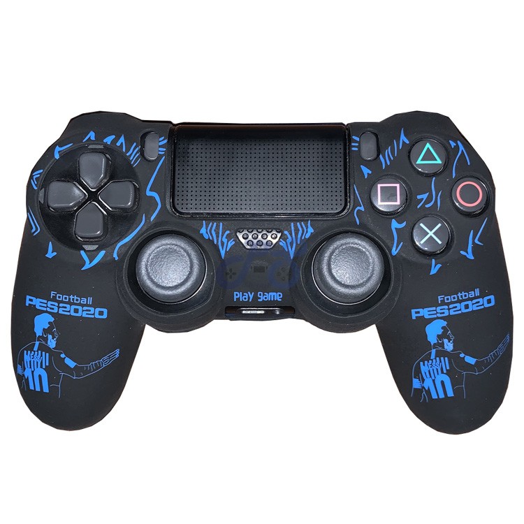 dualshock 4 cover pes blue