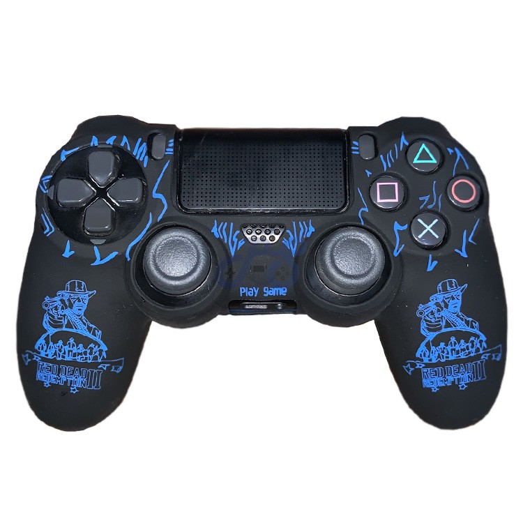 dualshock 4 cover red dead redemption 2 blue