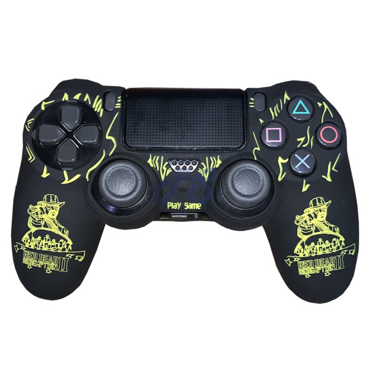 dualshock 4 cover red dead redemption 2 yellow