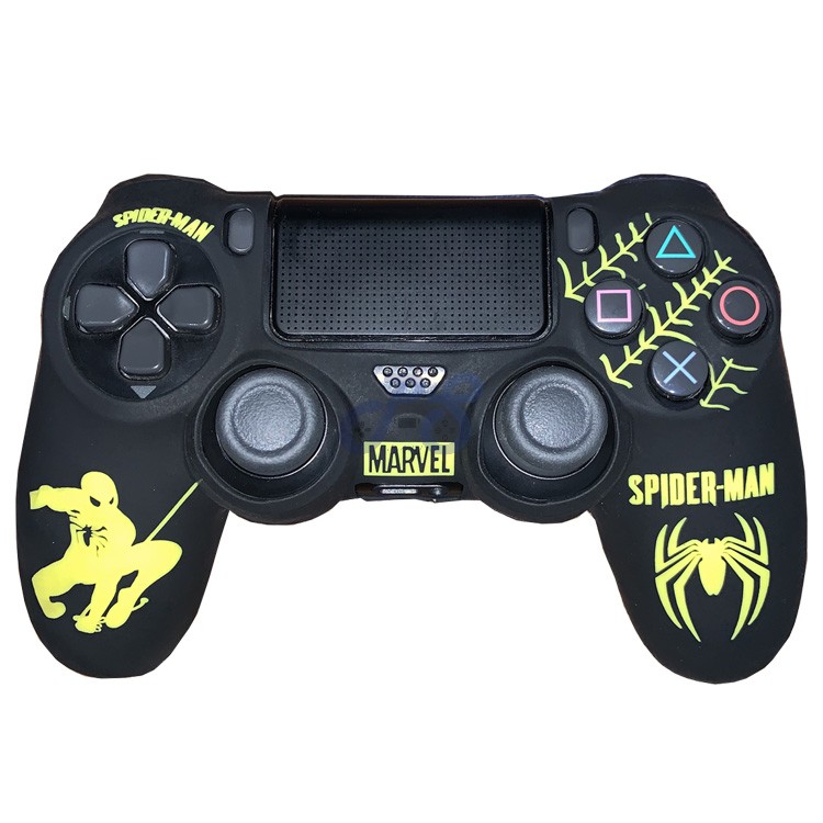 dualshock 4 cover spider man yellow
