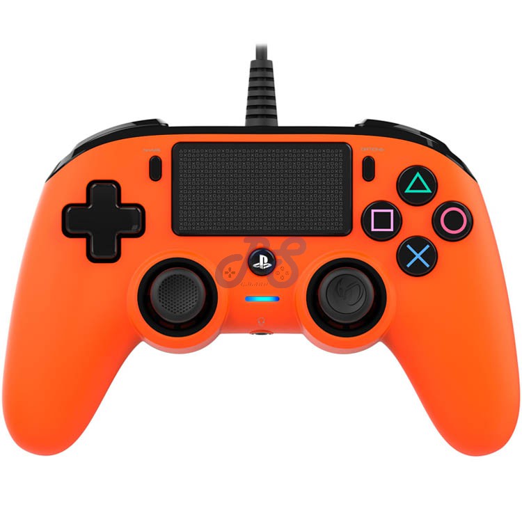 nacon wired compact controller orange ps4