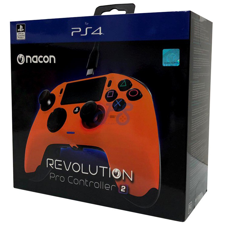 nacon revolution pro controller v2 orange ps4