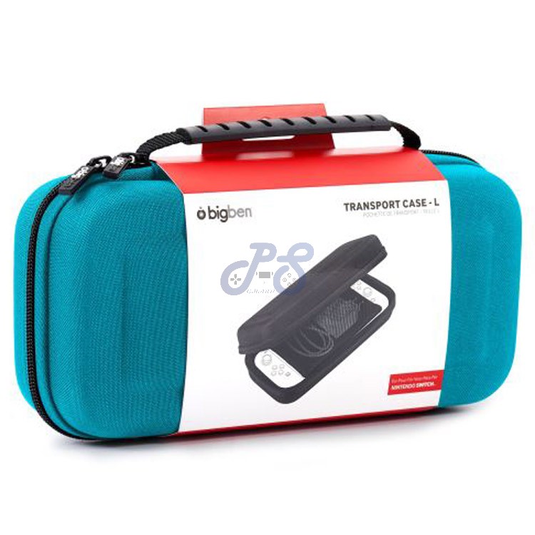 big ben nintendo switch transport case l blue