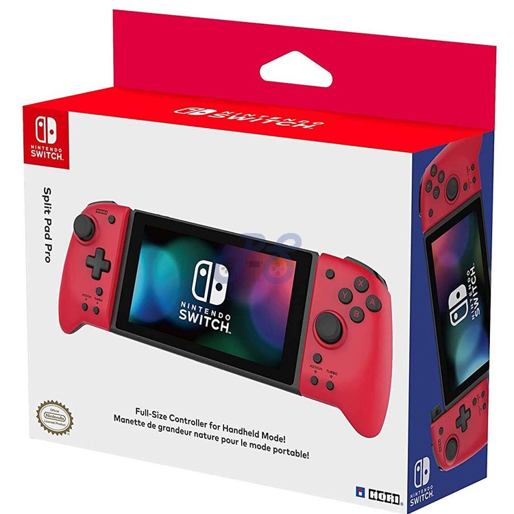 hori split pad pro for nintendo switch volcanic red