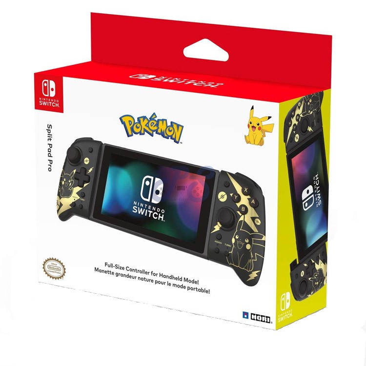 hori split pad pro for nintendo switch pokemon black and gold edition