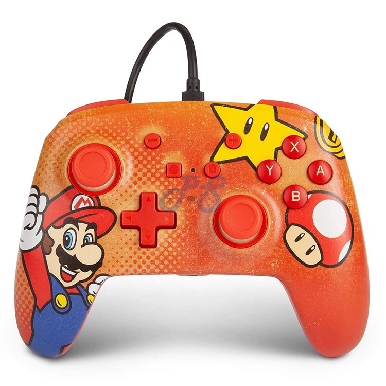 powera enhanced wired controller nintendo switch super mario vintage