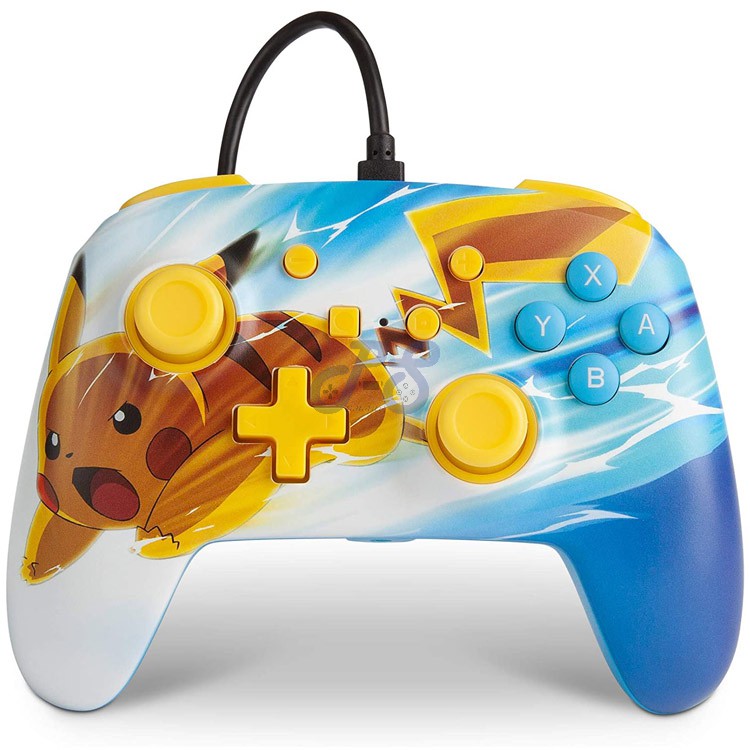 powera enhanced wired controller nintendo switch pokemon pikachu charge